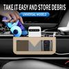 Car Essential Organizer High Capacity Adhesive Backing Mesh Design Easy Installation for Most Vehicles