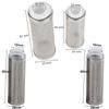 Cylinder Aquarium Inflow Inlet Filter Stainless Steel Useful Inflow Inlet Protect Caps 12mm/16mm Durable Aquarium Filter