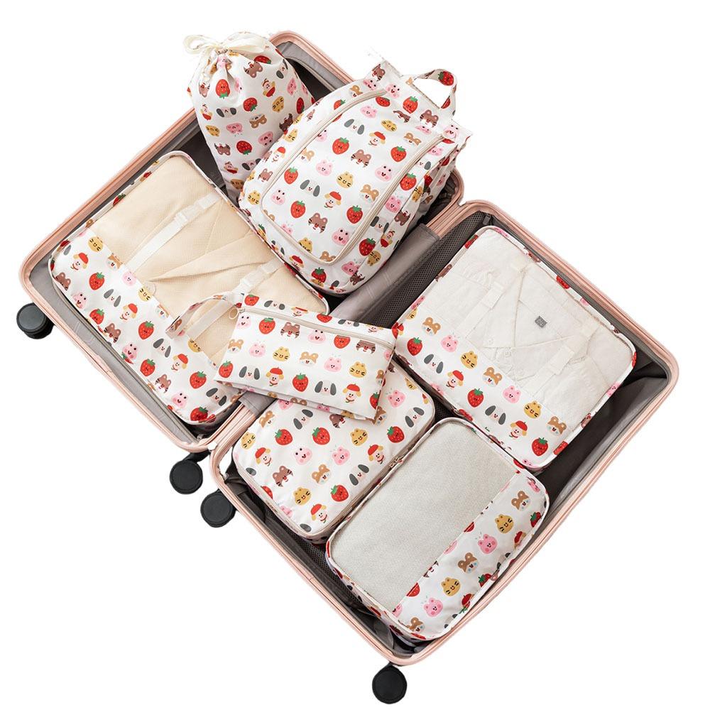 7Pcs Large Capacity Luggage Storage Bags Set Washable Dampproof Travel Packing Organizer Foldable Waterproof