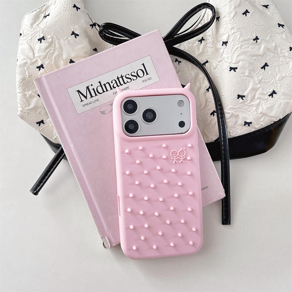 

Cartoon Devil Horn Monster Anti-Drop Phone Case for iPhone 14/13/12/11 PROMAX 14