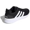 Adidas Lite Racer CLN 2.0 Black White Men Sneakers Core-Black Footwear-White JS3020