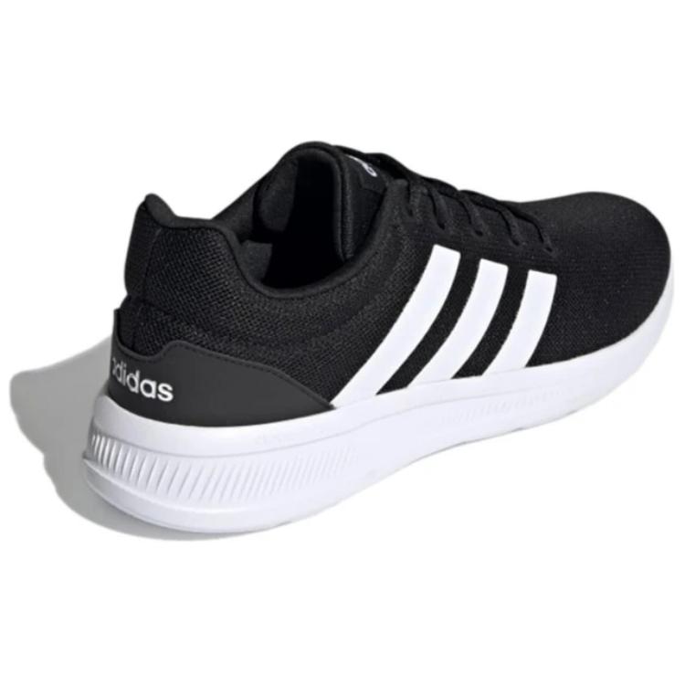 Adidas Lite Racer CLN 2.0 Black White Men Sneakers Core-Black Footwear-White JS3020