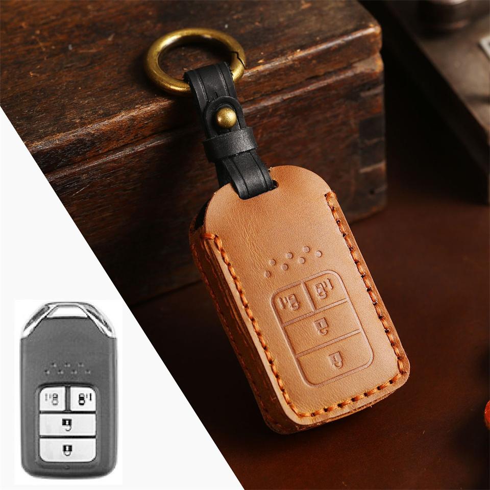 Car Key Case Key Shell Set for Honda CR-V ACCORD ODYSSEY CIVIC Ect All-inclusive Protection Keychain Accessories Holder Shell