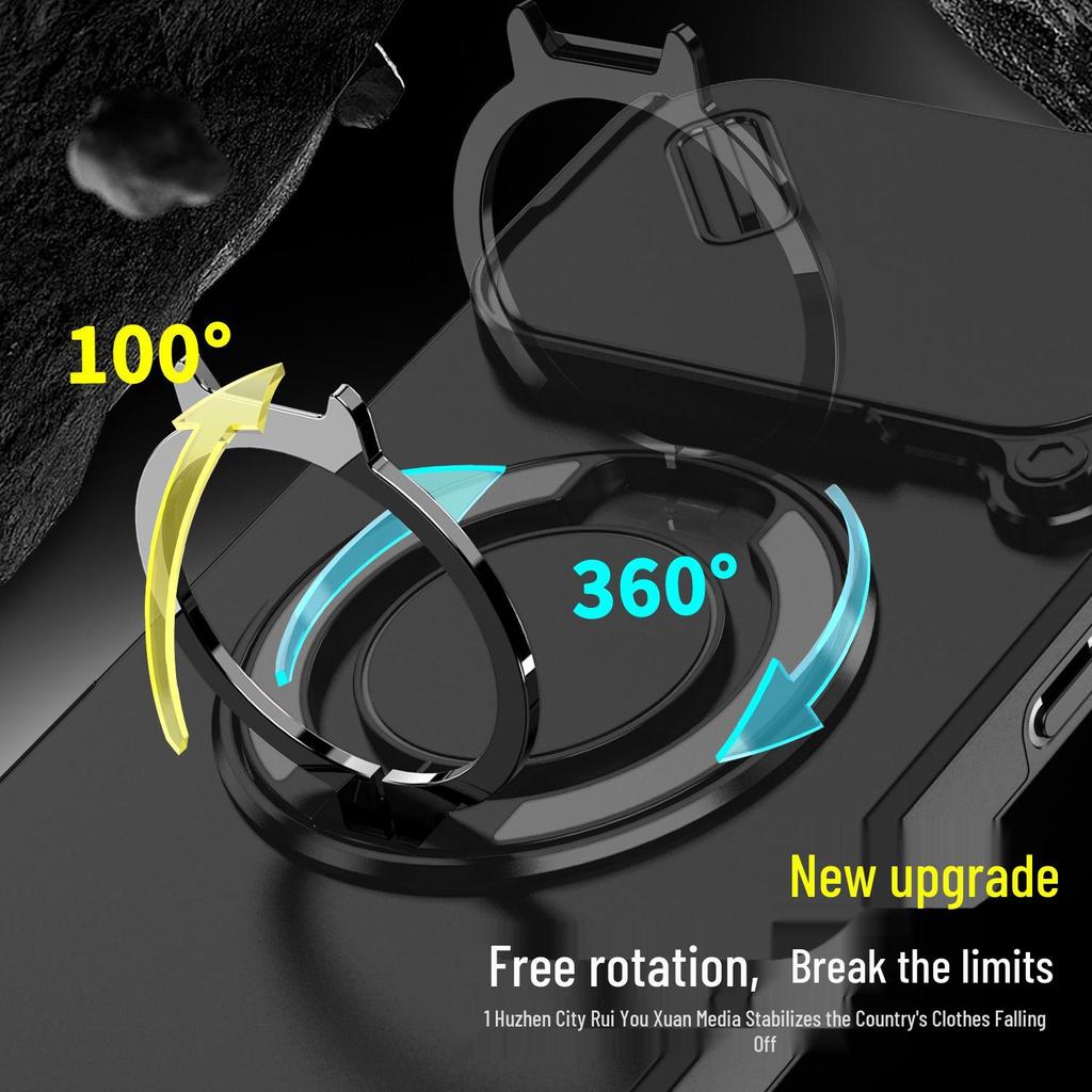 iPhone 17 Magnetic Shockproof Rotating Stand Case