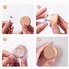 2pcs Self-adhesive Wooden Hook Home Accessories Bathroom Wall Hook Bedroom Coat Storage Rack Towel Key Decoration Hook Hanger
