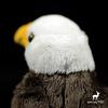 Simulation Animal Bald Eagle Plush Doll Standing Whitehead Eagle Bird Plush Toys