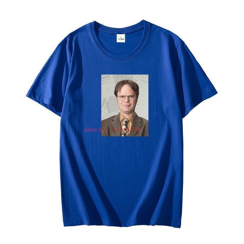 Dwight Schrute The Office Tribute Unisex Oversized Tshirt Cotton T Shirt For Unisex Short Sleeve Tshirts Summer Unisexs Clothing
