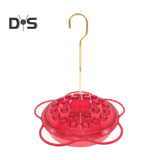Bird Feeder Flower Shape Design Hummingbird Feeder All-Weather Water Drinker Integrated Flower Core Soaking Bird Feeder