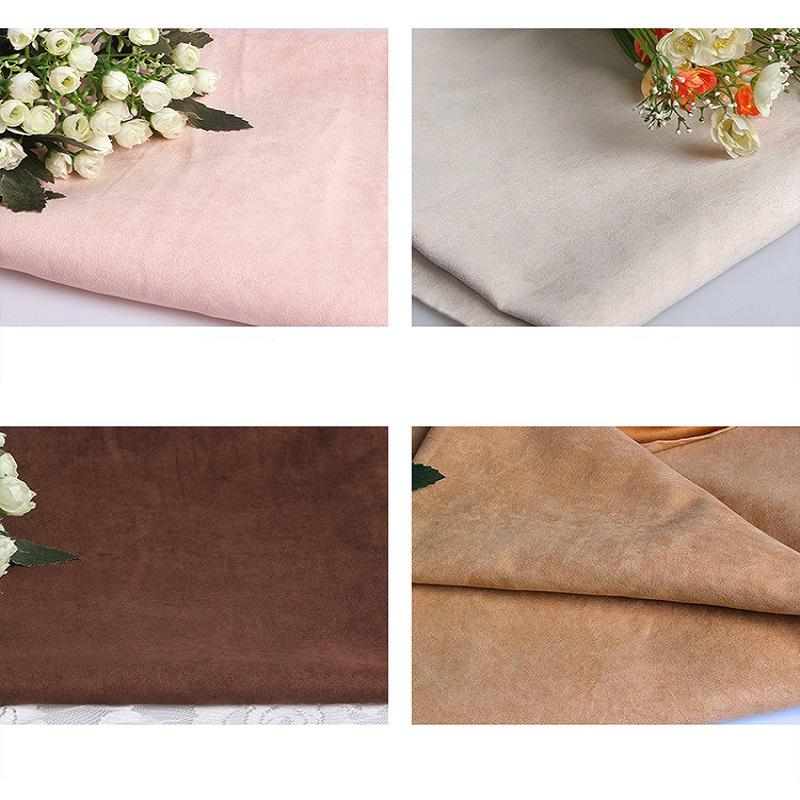 100*150cm Soft Suede Velvet Fabric Frosted Faux Suede Fabric For DIY Sewing Garment Upholstery Sofa Curtain Dress Textile