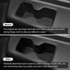 For Hyundai Santa Fe 6/7 Seats 2025-2026 (2Row and 3Row) Door Side Cup Holder Insert Cup Box Shock-Absorbing Storage Tray TPE