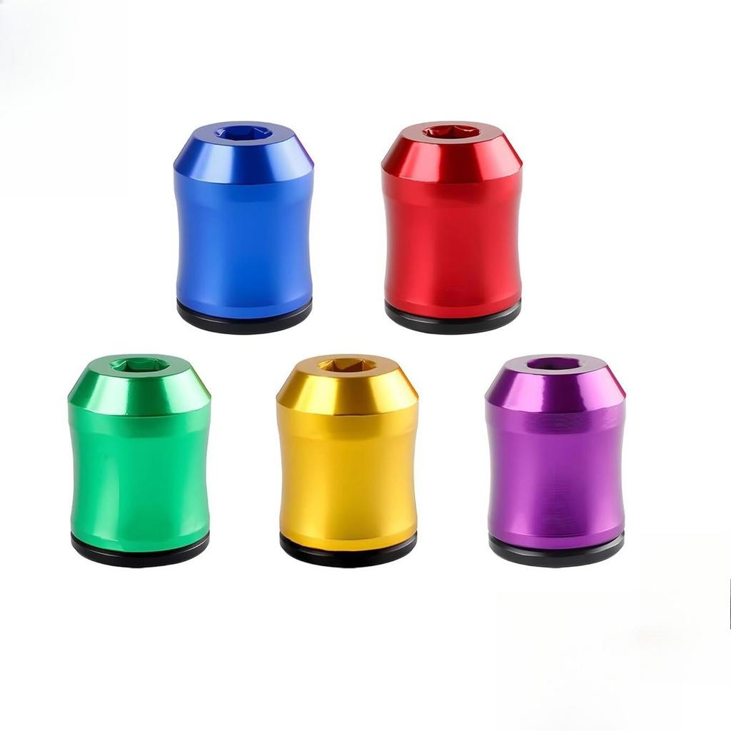 1/5Pcs Magnetic Screw Rings Magnetized Ring Screwdriver Bits Aluminum Alloy 1/4 Inch Shank Screw Bit Magnetic Magnetizer