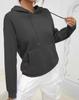 Autumn/Winter Women's Loose Slimming Casual Solid Color Sweatshirt - Trendy Fashion Top