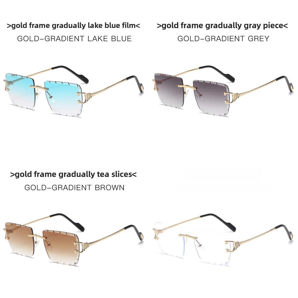 Minimalist Gold Frame Square Sunglasses With Gray Lenses For Fashion And Outdoor Activities