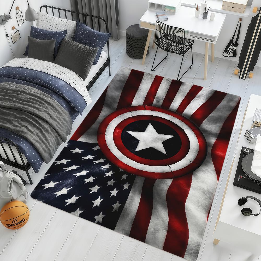 movie cool C-Captain A-America ML hogar Bedside Rug Kitchen Bath Floor Mat Hallway Balcony Carpet Entrance Doormat Decor Home