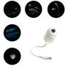 2-in-1 Mini Galaxy Star Projector Night Light Sliding Films Starry Sky Ambient Light 360° Rotating Background Atmosphere Light