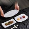 Melamine Long Sushi/BBQ/Hot Pot Plate for Beef and Cold Dishes