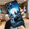 Animal Wolf Galaxy Soft Case For iPhone 16 15 Pro Max 14 Plus 13 12 Mini 11 XS Max X XR 7 8 Back Cover