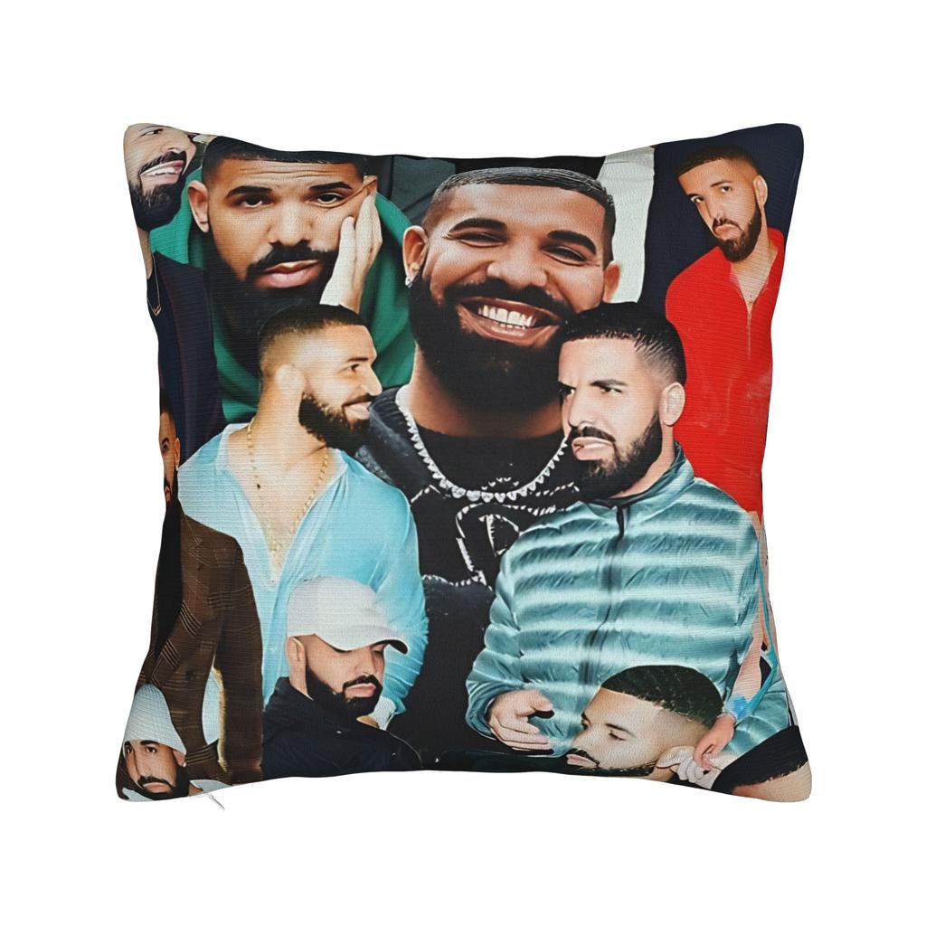 Pillow Cover D-drake meme   Vintage Pillow Case For Chair Sofa Home Decor Pillowcases