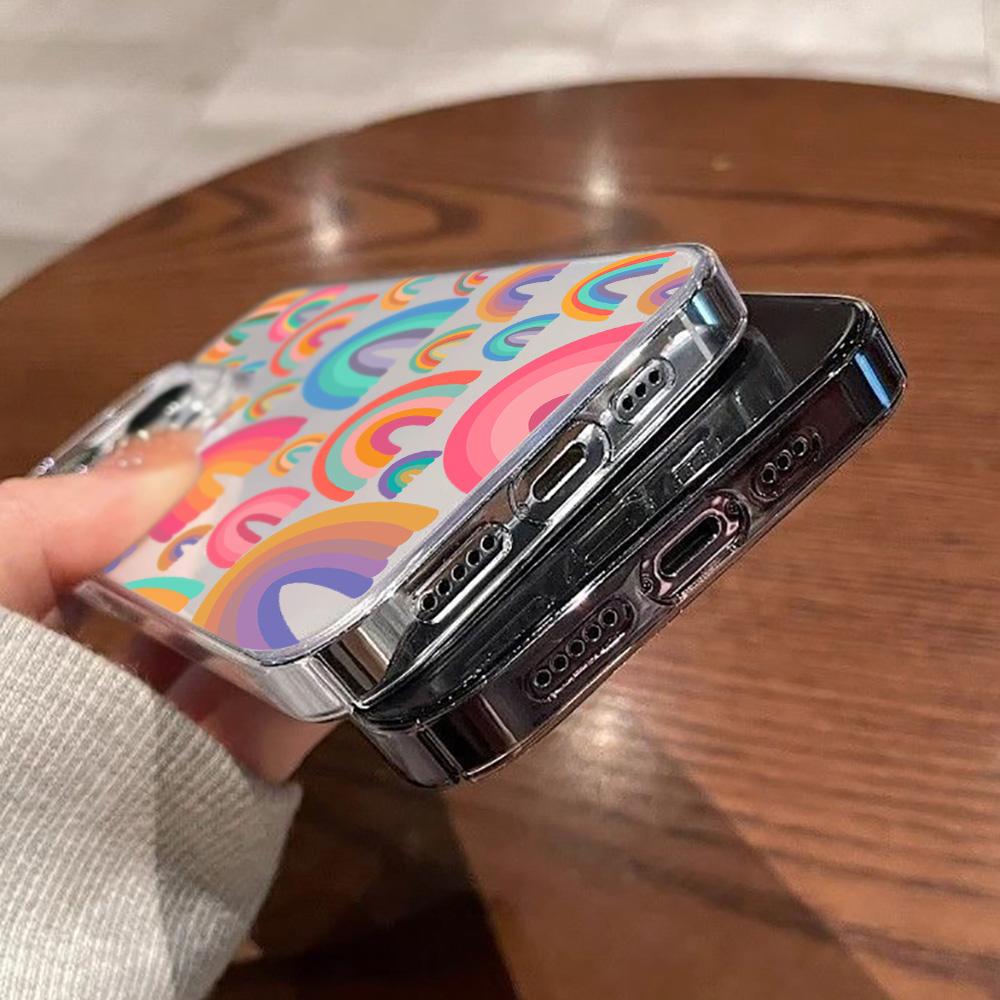 Acrylic Phone Case for iPhone 11 12 13 14 Pro 12 14 16 Pro Max for Samsung A16 A36 A56 S24 FE High-quality Painted Anti-fall Mobile Phone Case