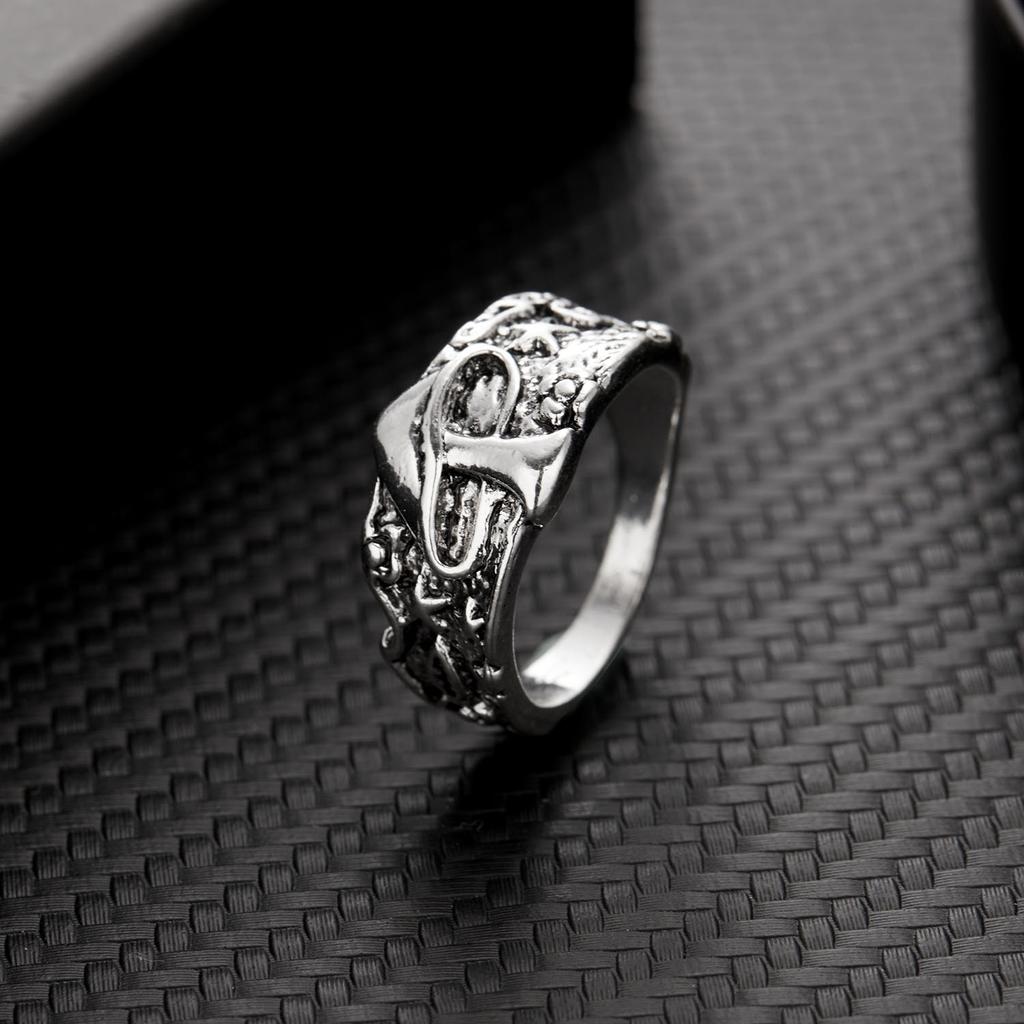 Titanium Steel Octopus Rings Gothic Deep Sea Monster Squid Finger Punk Tentacles Ring Adjustable Size Personality Jewelry Gift