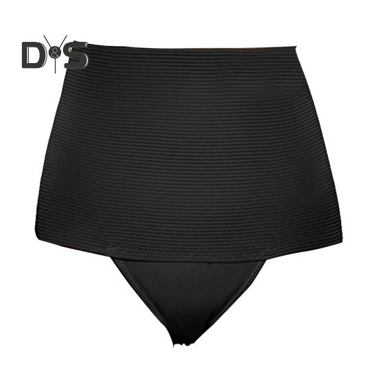 Women High Waist Control Belly Briefs Solid Color Body Shaper Slimming Panties Elastic Trainer Butt Lifter Shapewear