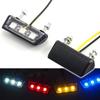 Universal 12V Motorcycle License Plate LED Light Waterproof Motorcycle License Light Rear Tail Lamp Indicators Motorbike Parts