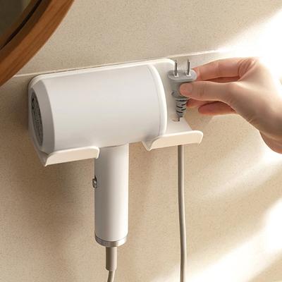 Bathroom Hair Dryer Shelf No Need  Hair Dry Holder Multifunction Wall Shelves For Bathroom Shower Accessories