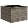 Ensemble de canapé jardin vidaXL de 5 pièces avec coussins Gris Poly Rattan 3353898