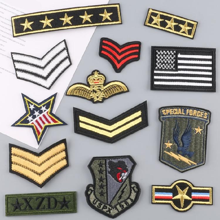 13 Pezzi Toppe Militari Divertenti Toppe per Borse da Esterno per Zaini Uniformi Militari