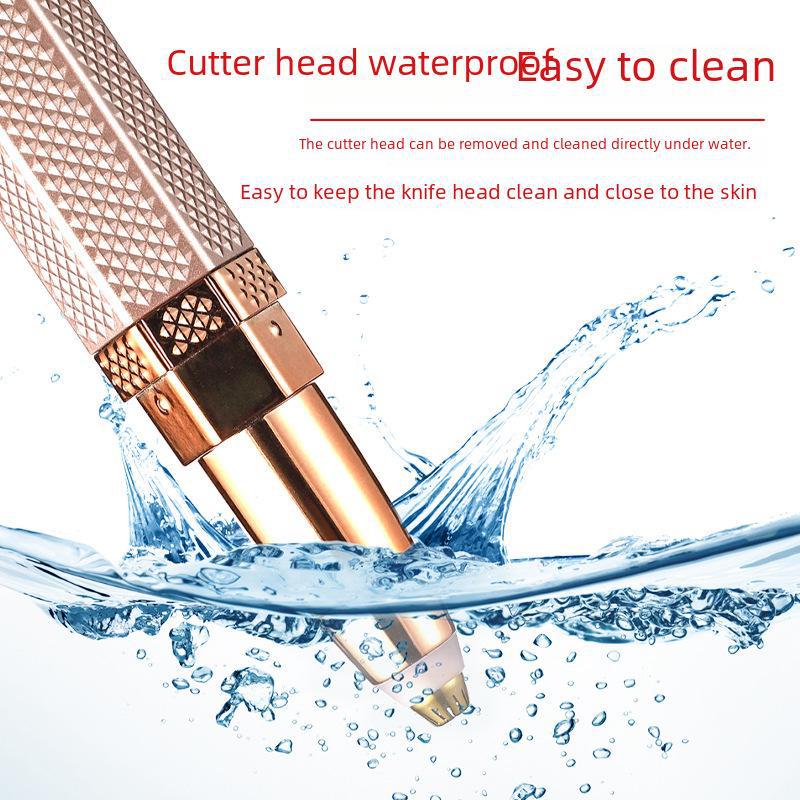 Patent Electric Lipstick Shaver: Multifunctional Eyebrow Trimmer & Ladies Shaver, Rechargeable