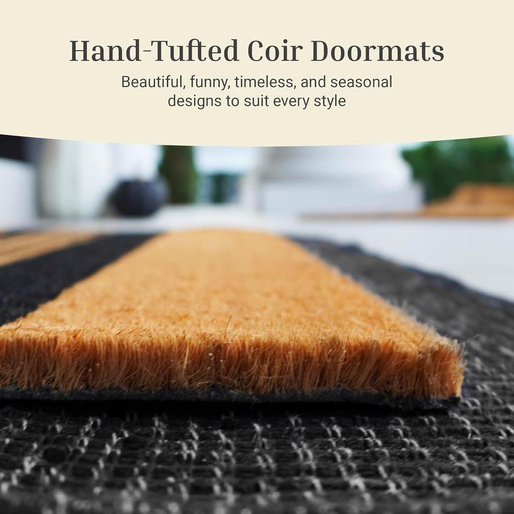 Eco-friendly Coconut Palm Fiber Entrance Doormat