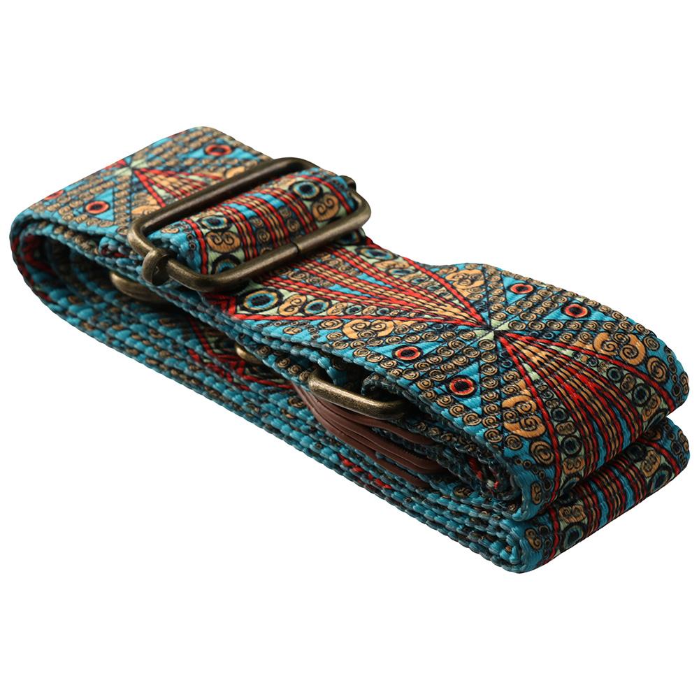 

2 (5cm) extra wide Embroidery Purse Strap 29.5-53 inches Guitar Style Shoulder Strap Handbag