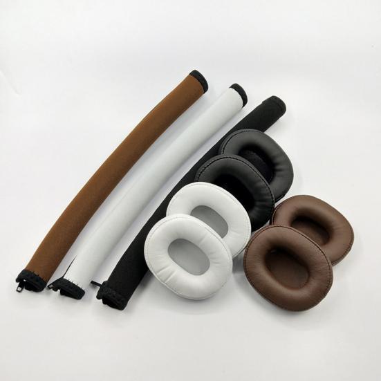 סרט ראש כרית אוזניות קצף מעור מלאכותי עבור Audio Technica ATH-SR5 ATH-SR5BT
