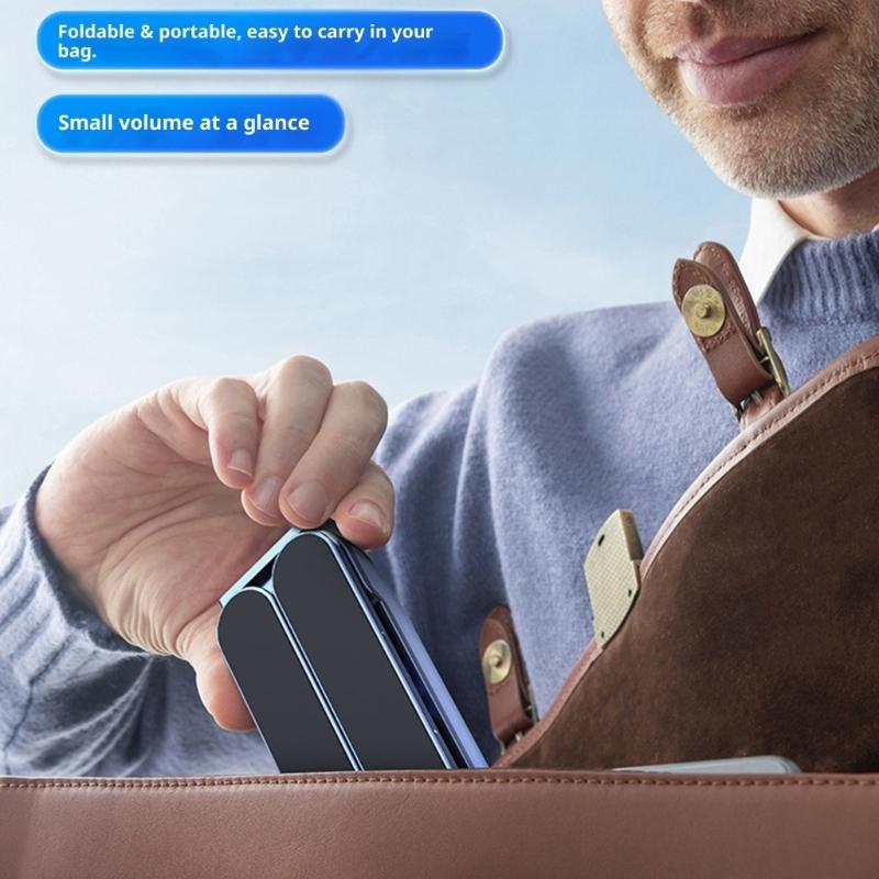 Portable Multiple Angled Laptop Coolers Silents Cooling Fan Foldable Tablets Holder For 10-17inch Devices