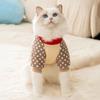 Korean Style Striped Puppy Pajamas Soft Four Legged Dog Clothes  For Dogs Puppy