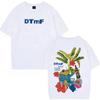 High Quality Unisex Vintage Hip Hop Oversized TShirt Bad Bunny DTMF Debi Tirar Mas Fotos World Tour Graphic Print TShirt