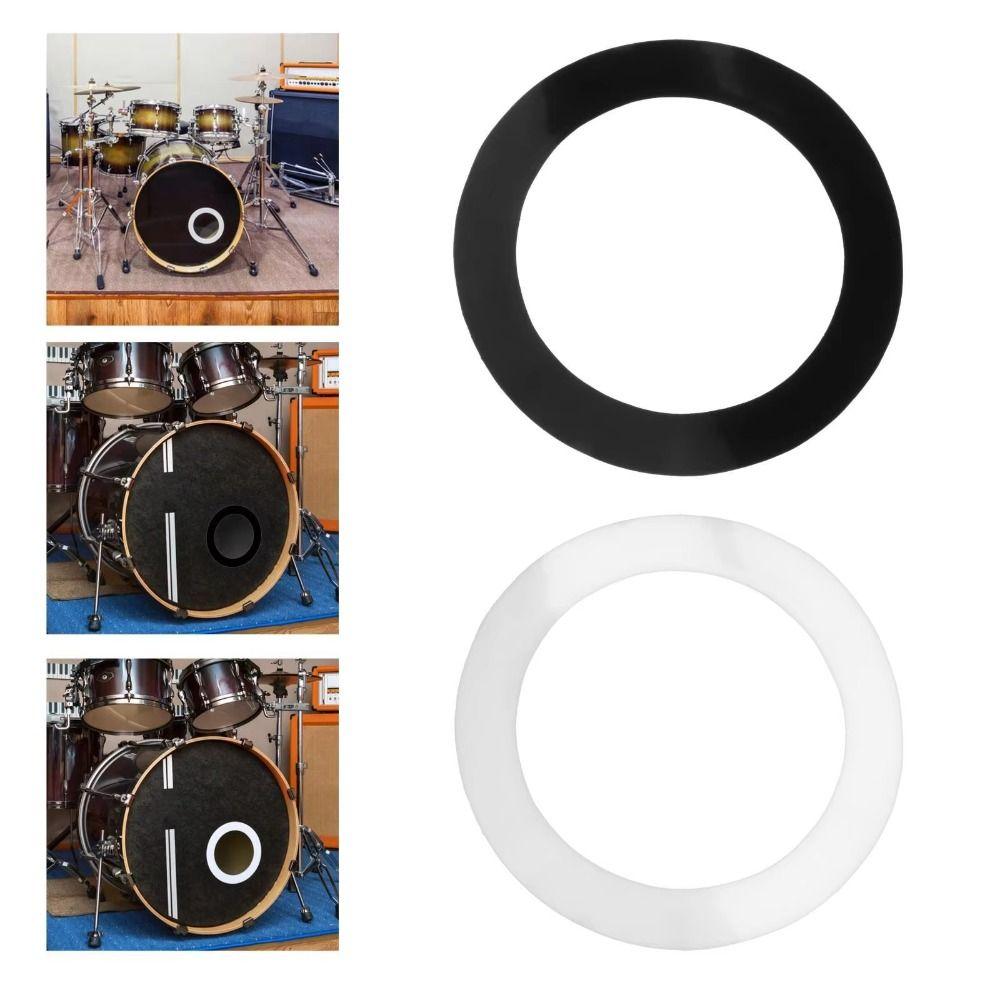 Drum Accessories Drum Skin Protector Professional Anti Slip Pads Bass Drum Port Hole Protector
