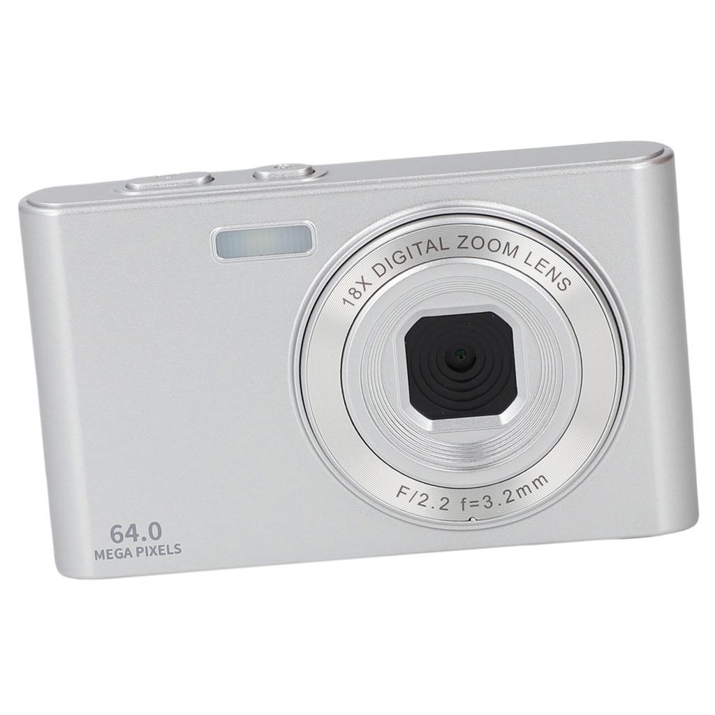 Retro Camera 4K Video 64MP Photo 18X Digital Zoom Student Camera for Travel Photography