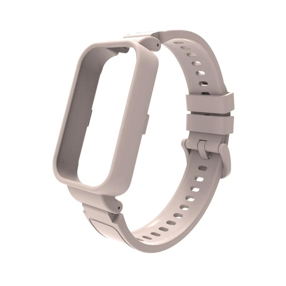 

Силиконовый ремешок для часов для Xiaomi Smart Band 8 Active, сменный спортивный браслет для Redmi Smart Band 2, аксессуары с мягким чехлом For MI Band 8 Active