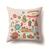 Christmas Series Polyester Pillows Santa Multi-platform Christmas Elk Pillow Cover