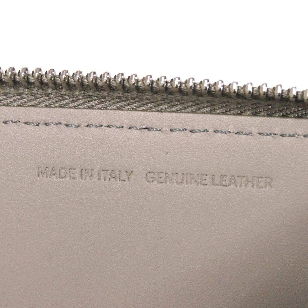 Used Zip Strap Pouch (65992) SA1TT0004 P4746 T8135 7931 L-shaped Zipper Business Bag, 4 Stitches, Gray, Men's from