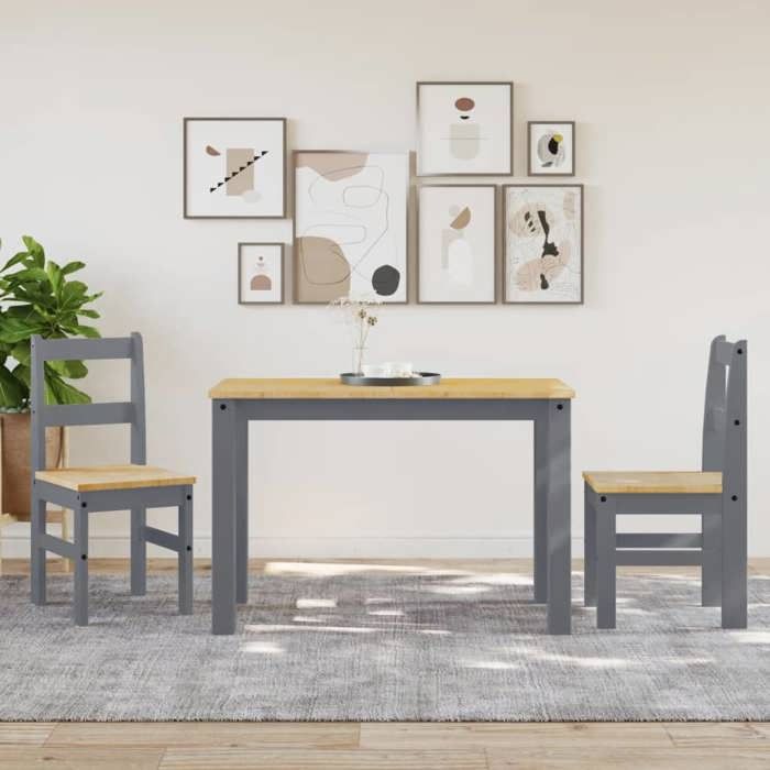 VidaXL Lot de 2 Chaises à Manger Panama, Sièges à Dîner, Chaises de Repas, Meubles de Salle de Séjour Cuisine Maison 4005730