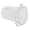 51mm Kaffeedosierbecher 100ml Kaffeepulver-Zuführer Schnüffeltasse Verdicktes PC Antistatisch Transparent
