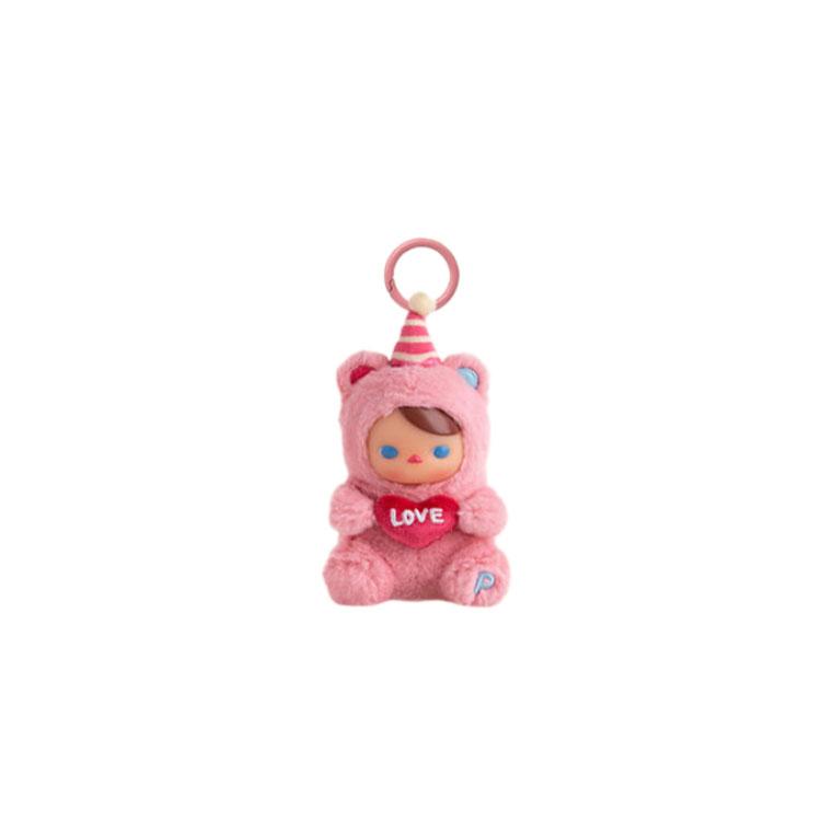 POP MART Pucky Bear Planet Collection Silicone Face Plush Mystery Boxes, Single Blind Box