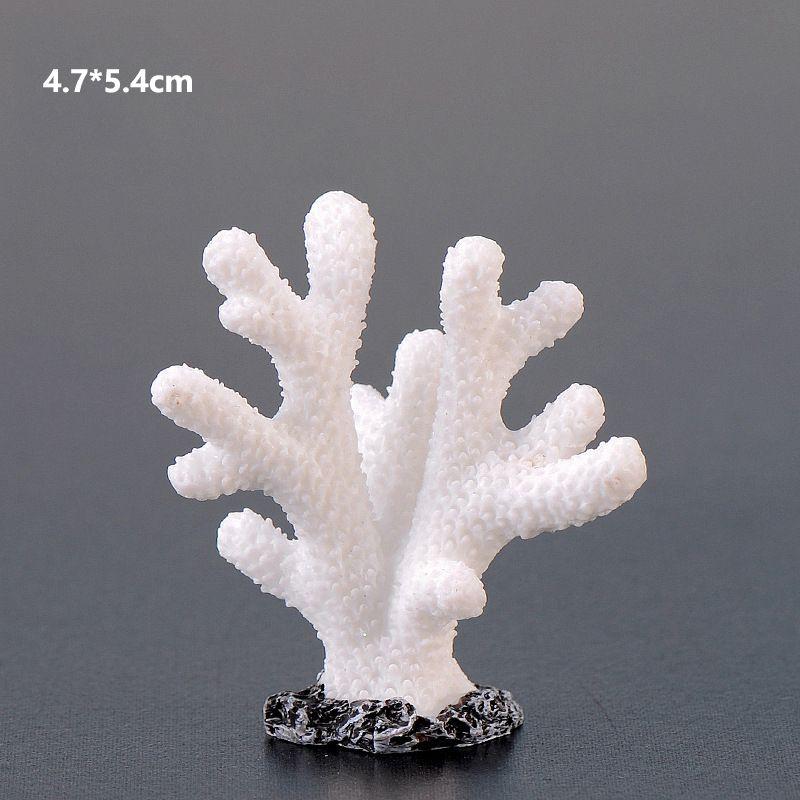 Buntes Harz-Korallenornament für Aquarien und Fischtanks