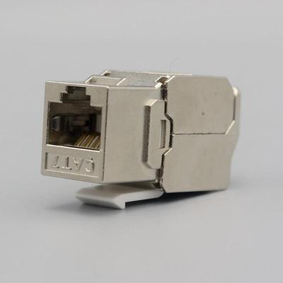 Shielded CAT7 10G Network Module Socket, No-Punch Panel for Computers
