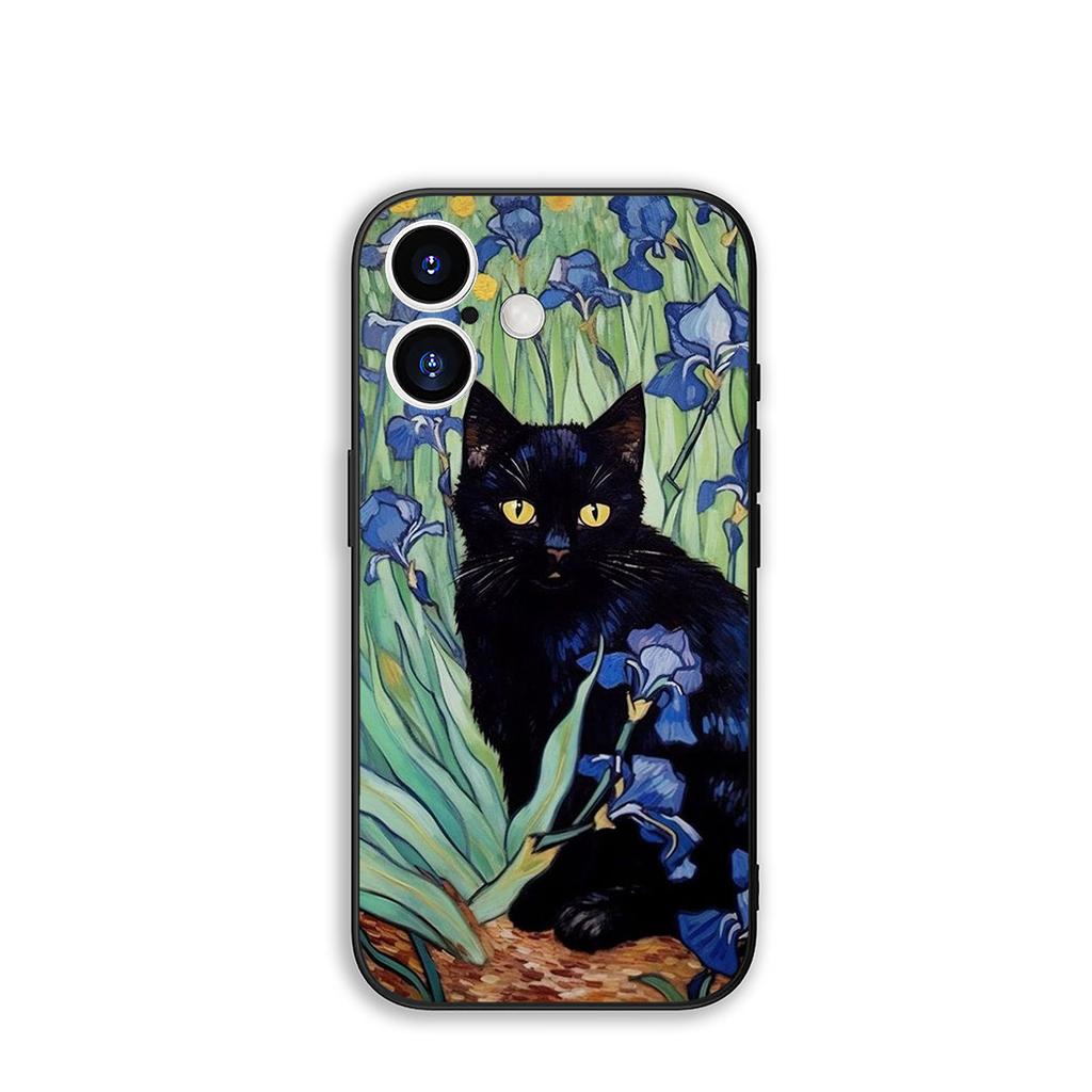 Funda Coque Cover for Huawei P30 P20 P10 Mate 10 20 Lite Pro Y9A Y8S P Smart Y6 Y7 Y9 Prime 2019 Case Black Meow Kitten Cat