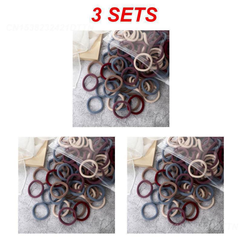 1/2/3SETS Hair Ring Easy To Use Fabric Art Hair Rope Firm Elastic Headband Portable General Womens Headband Not Easy To Disperse