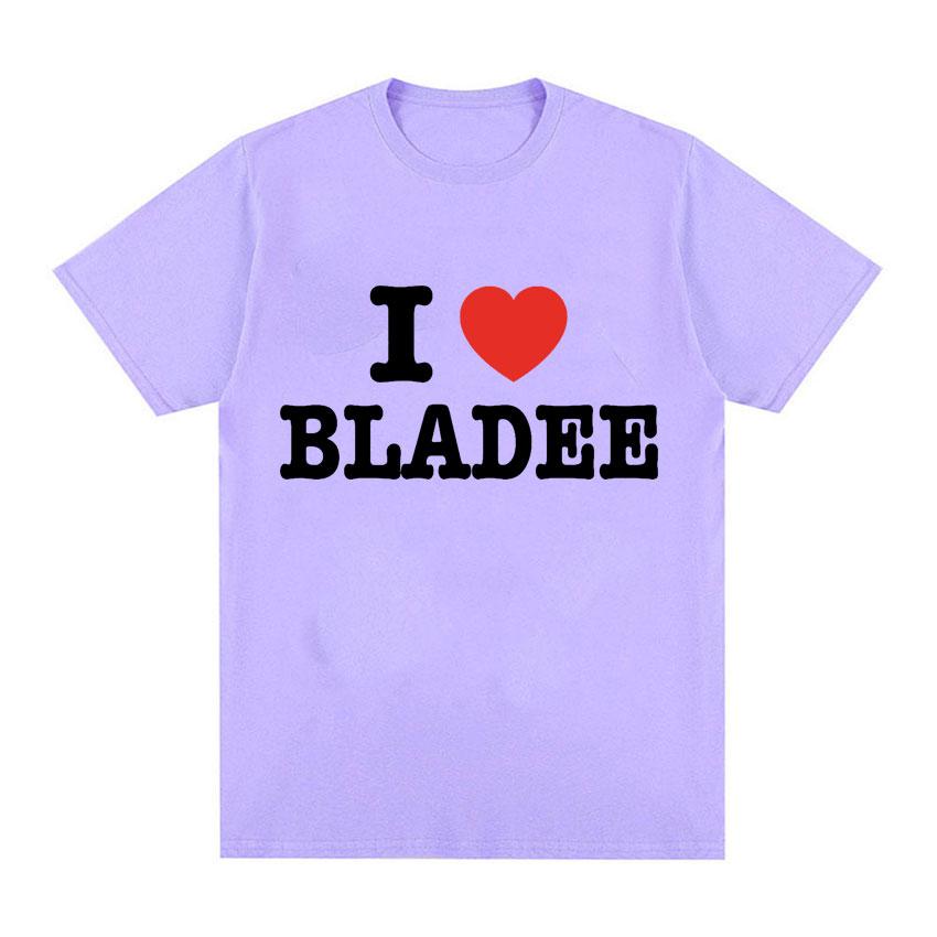 I Love Bladee Drain Gang Print T Shirts Summer Men Women Clothing  Fashion T-Shirt Casual Cozy Cotton Short Sleeve T-shirts Tops