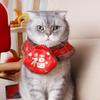 Cat  Tang-Suit  Festive  Cloak Warm Collars With Red Envelope Autumn Winter Chinese Style New Year